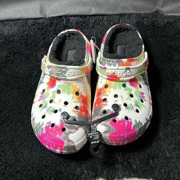 Crocs classic lined tie dye clog main image 4